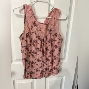 Women’s floral tank top blouse